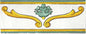 Cotto Mediterraneo Listello Vesuvio Verde 11,5X30 Savoia Italia