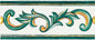 Cotto Mediterraneo Listello Nerella Verde 11,5X30 Savoia Italia