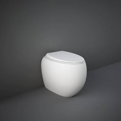 Cloud Vaso filo muro rimless fissaggio nascosto bianco opaco Rak