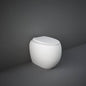 Cloud Vaso filo muro rimless fissaggio nascosto bianco opaco Rak