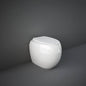 Cloud Vaso filo muro rimless fissaggio nascosto bianco alpino Rak