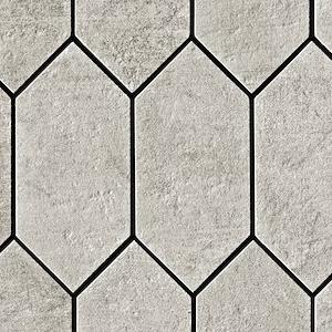 Evoca Mosaico Losanga Cenere 30x30 Rett. Serenissima Ceramiche