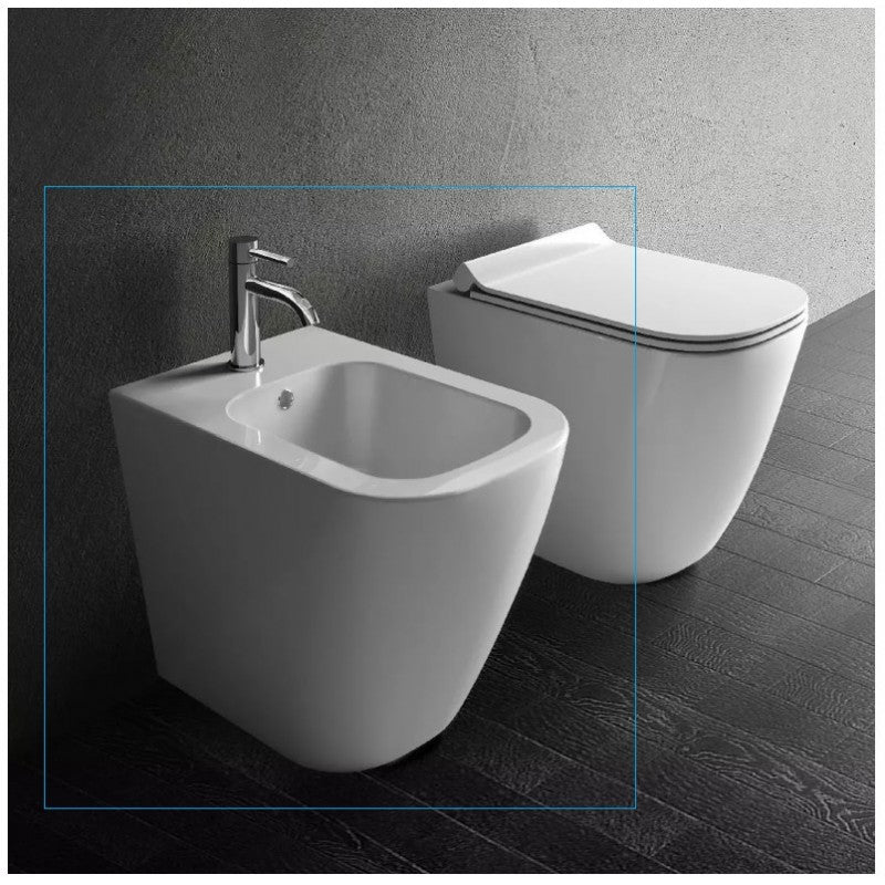 Dream Bidet 52 a Pavimento Bianco Galassia