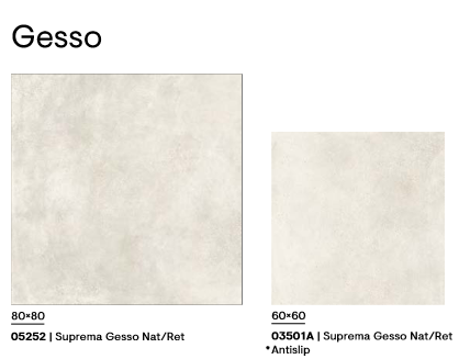 Suprema Gesso Nat./Rett. 80x80 Piemme Ceramiche