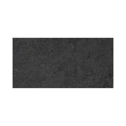 LIMESTONE BELGIUM BLACK RIBBED NATURALE RETTIFICATO 60X120 - CERAMICHE PIEMME