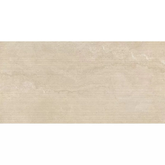 LIMESTONE FRENCH BEIGE RIBBED NATURALE RETTIFICATO 60X120 - CERAMICHE PIEMME 05599A