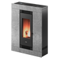 Luce Plus 9 Flexit Pietra Serpentino Stufa a Pellet 8,5 Kw Canalizzata Ad Aria CADEL