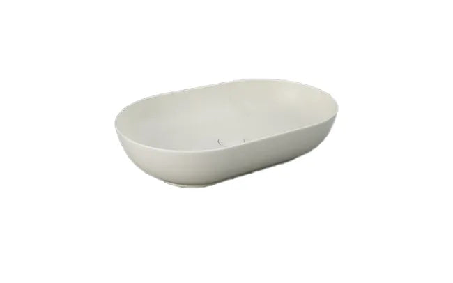 Feeling Lavabo da appoggio ovale cappuccino opaco matt Rak
