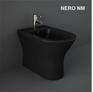 Feeling Bidet filo muro erogazione rubinetto nero opaco matt Rak
