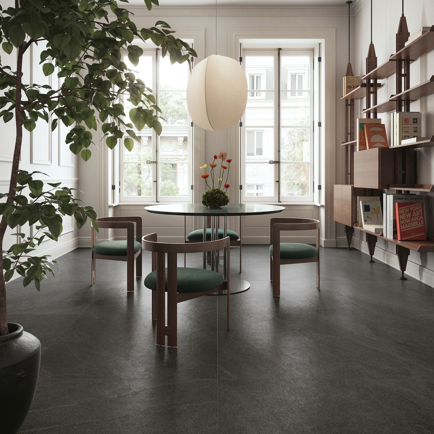 Silk Nero Rett. R9 30x60 Serenissima Ceramiche