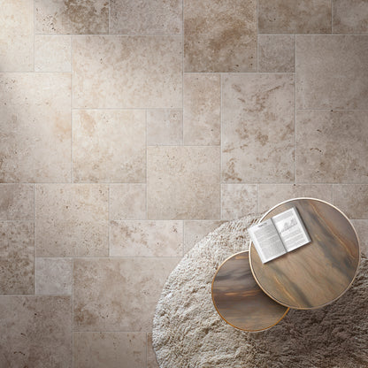 Piastrella In Falda Perlato di Sicilia 40×60,8 cm R11 Effetto Pietra CIR Ceramiche