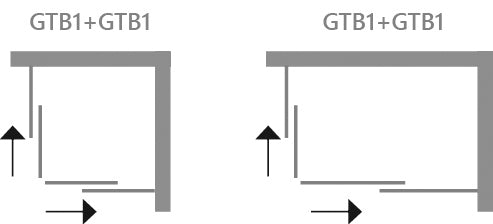 Essential Lato Doccia cm 93-95 Cristallo Trasparente 6 mm