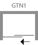 Essential Nicchia Doccia cm 156-160 Cristallo Trasparente 6 mm