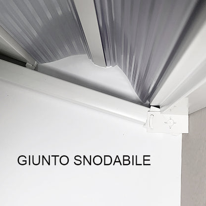 Rosy Plisse 90x90 Box Doccia 2 lati a soffietto