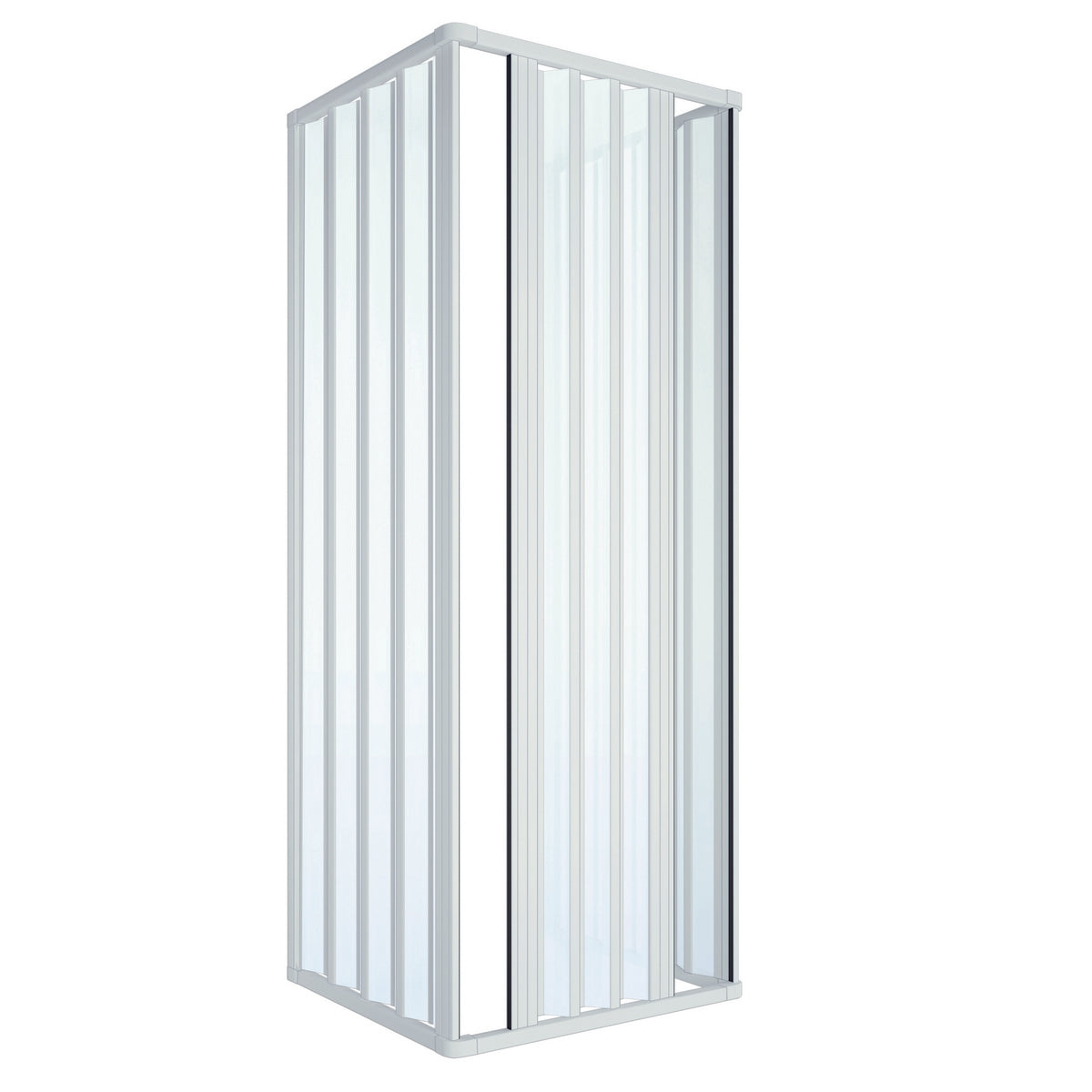 Stefy Lux 90x90x90 Box Doccia a 3 lati Soffietto riducibile