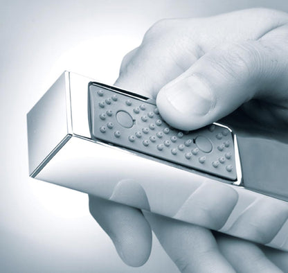 Cube Doccetta Monogetto Ottone Cromo Bossini