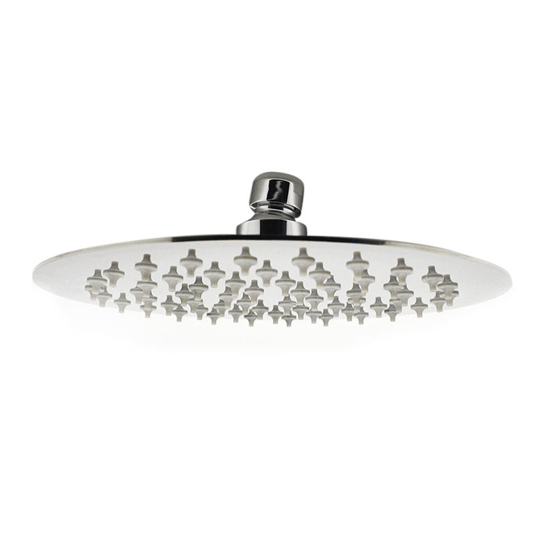 Soffione Doccia Tondo Slim Acciaio Inox D.250