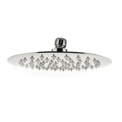 Soffione Doccia Tondo Ultra Slim Ø 200 mm in Acciaio Inox 304 Cromato