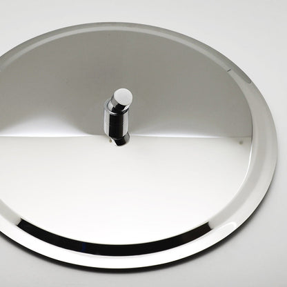 Soffione Doccia Tondo Slim Acciaio Inox D.250