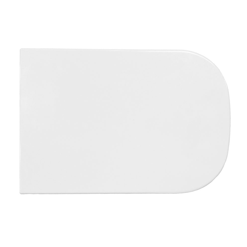 Sedile WC Galassia Meg Forma 7 in Termoindurente Bianco Soft Close