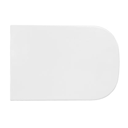 Sedile WC Galassia Meg Forma 7 in Termoindurente Bianco Soft Close