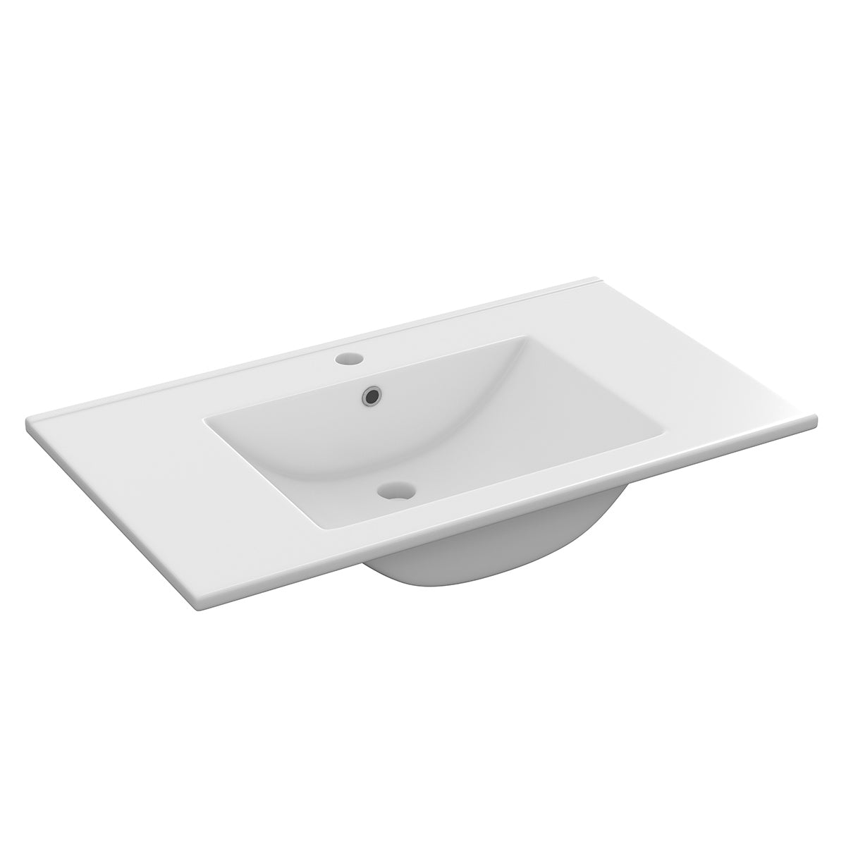 LAVABO CONSOLLE IN CERAMICA 60X45 BIANCO