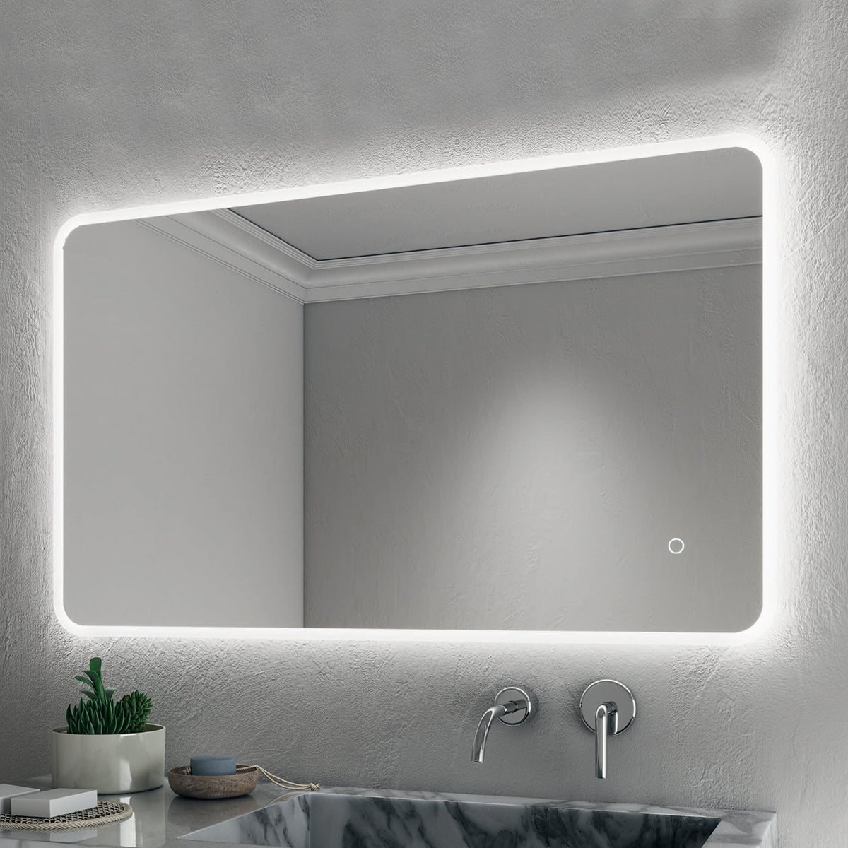 Specchio Led Mod. L207 cm 120x60 Linea Vanitas