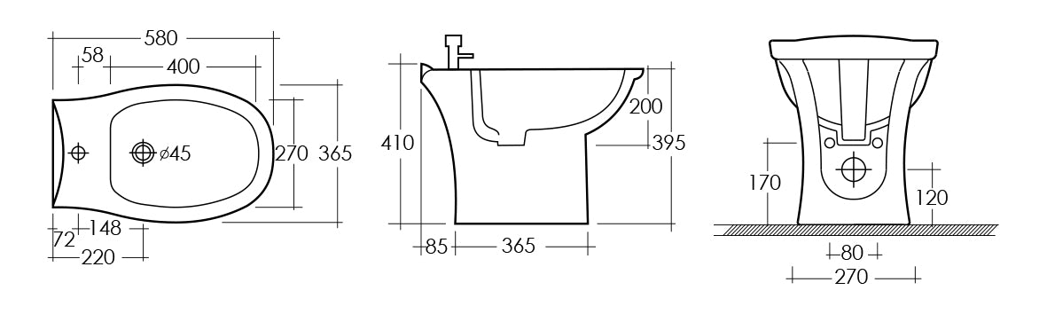 Karla Bidet Rak Ceramics