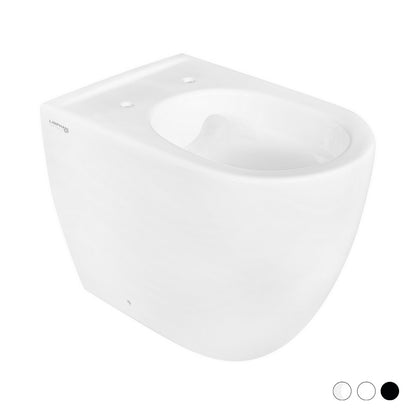 Greta Vaso Bianco Rimless Filo Muro Scarico Univ. Linpha