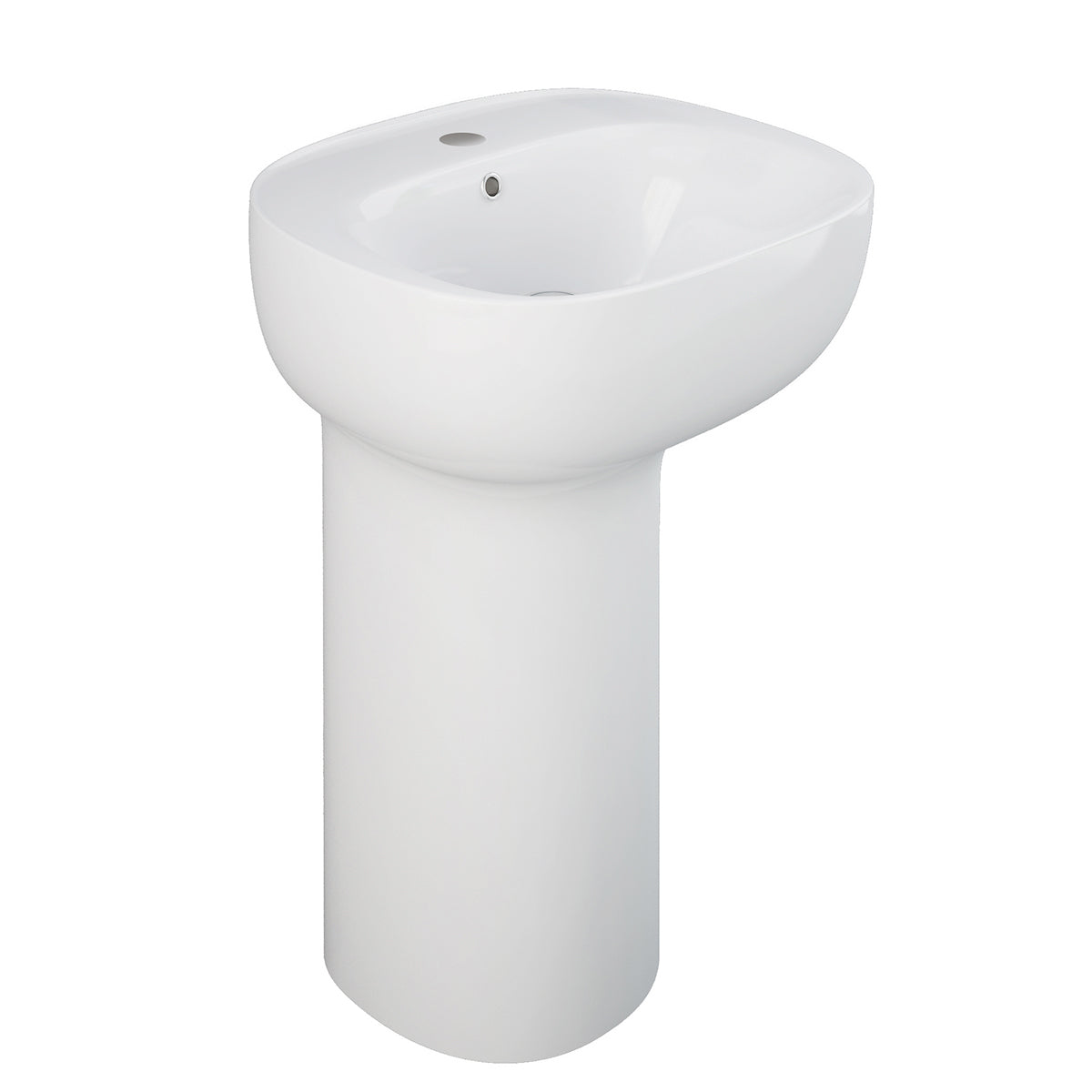 Illusion Lavabo autoportante con foro per rubinetto Rak