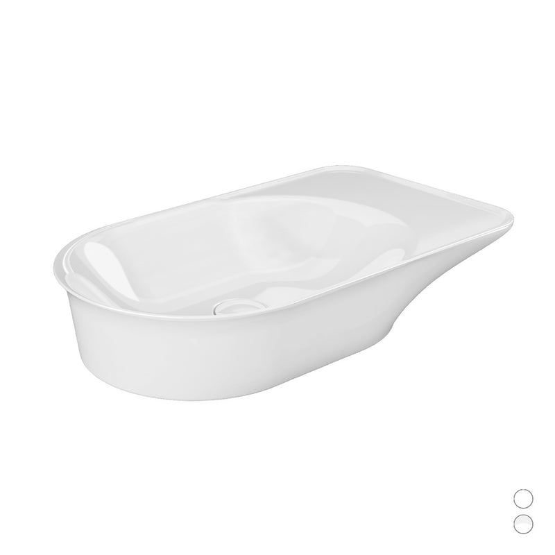 Valet Lavabo da appoggio 64 cm bianco opaco Rak