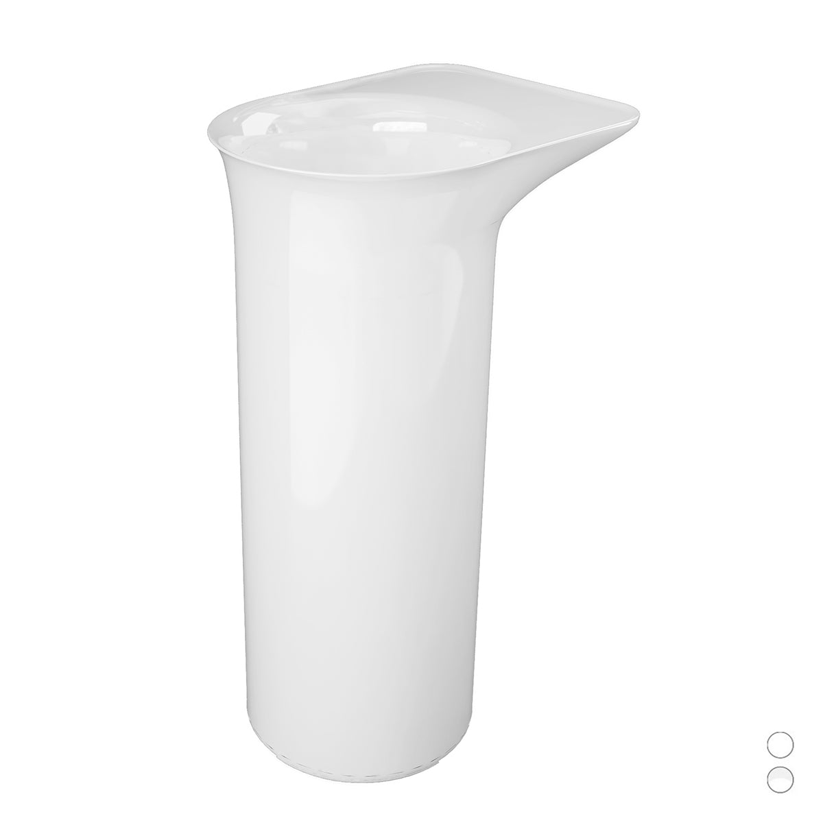 Valet Lavabo autoportante bianco alpino Rak