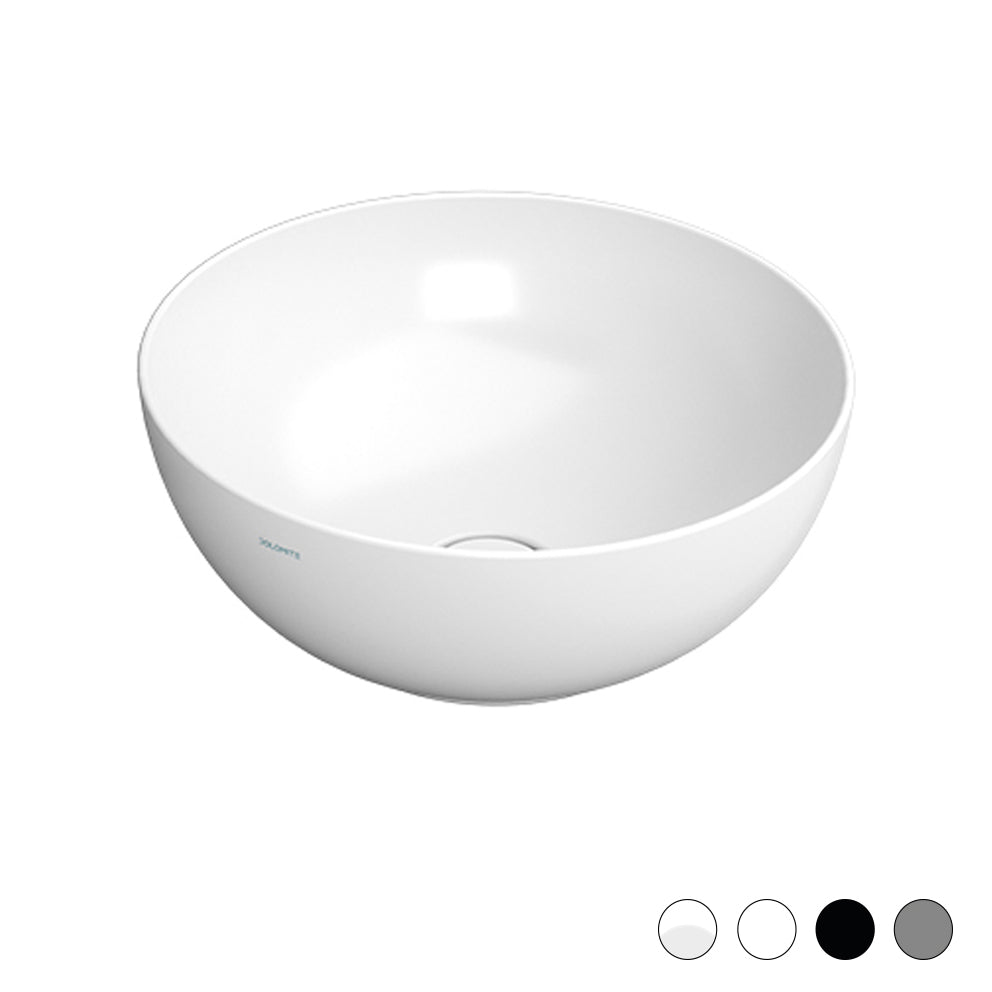 Noemi Lavabo da appoggio a ciotola diam 44 cm bianco Dolomite