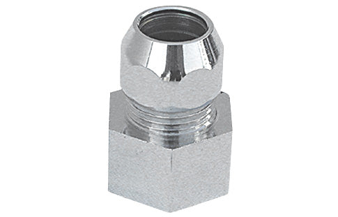 RACCORDO MF CON DADO CONICO CROMATO F1/2"X10