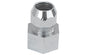 RACCORDO MF CON DADO CONICO CROMATO F3/8"X10