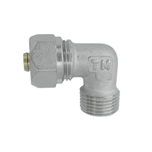 Curved fitting M 1/2x16 P/Multilayer Tiemme