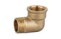 Elbow MF Yellow brass 1"Ibp