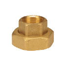 CODOLO F SEDE PIANA CON CALOTTA PER CIRCOLATORI + GUARNIZIONE 1"X1/2
