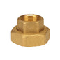 CODOLO F SEDE PIANA CON CALOTTA PER CIRCOLATORI + GUARNIZIONE 1"X1/2