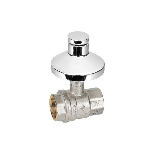 VALVOLA A SFERA AD INCASSO CON CAPPUCCIO 1/2"