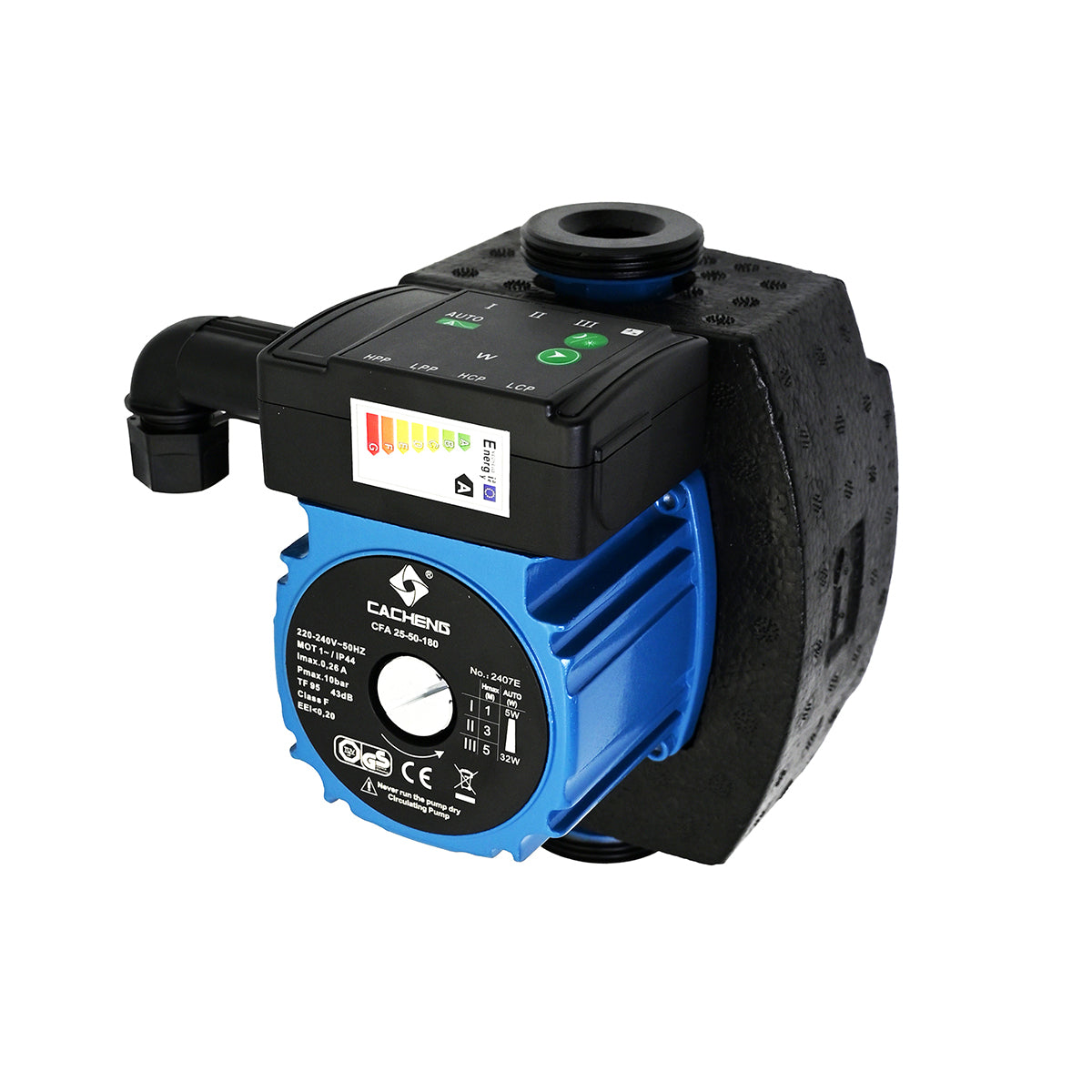 CIRCOLATORE AD ALTA EFFICIENZA MOD. CFA KW 0.022 Att.1"Cacheng
