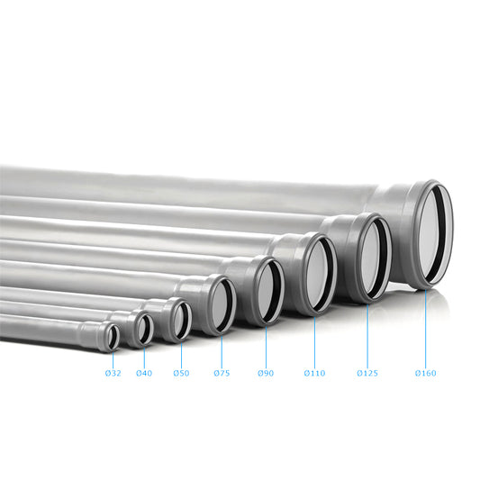 Tubo Innesto 2 Bicch. PP3 D. 40 L. 500 Valsir