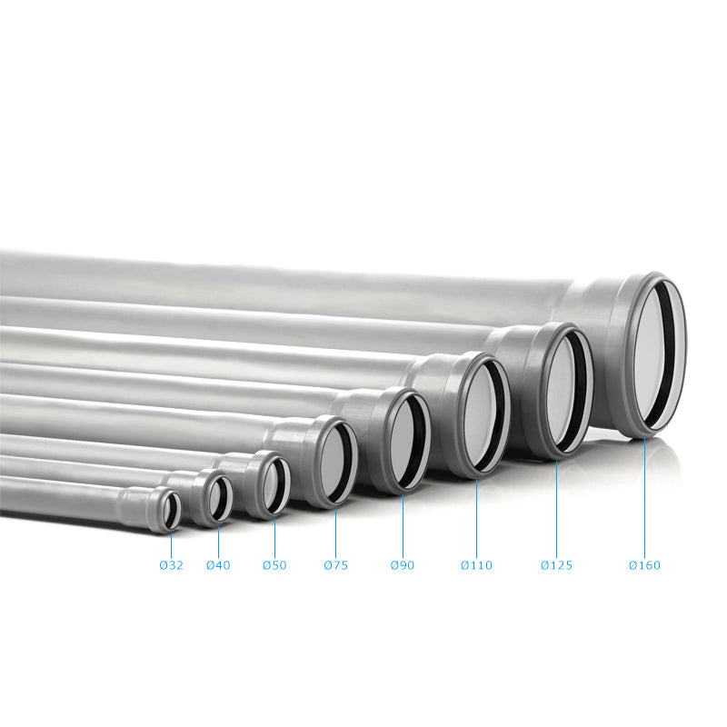 Tubo Innesto 2 Bicch. PP3 D. 40 L. 500 Valsir