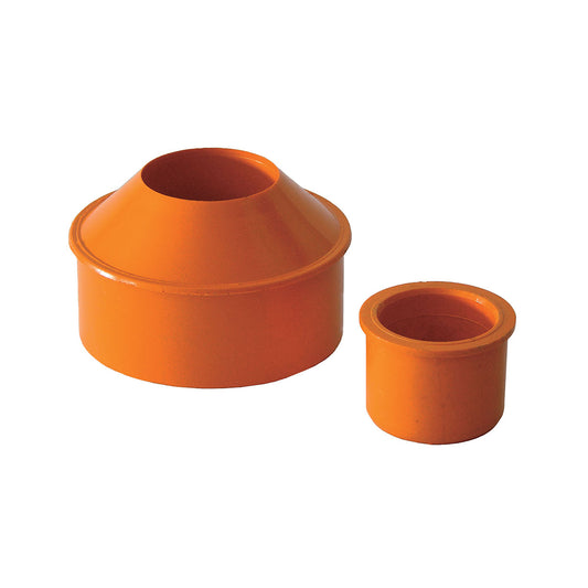 AUMENTO INTERNI CONCENTRICI D.40X100 IN PVC ARANCIO
