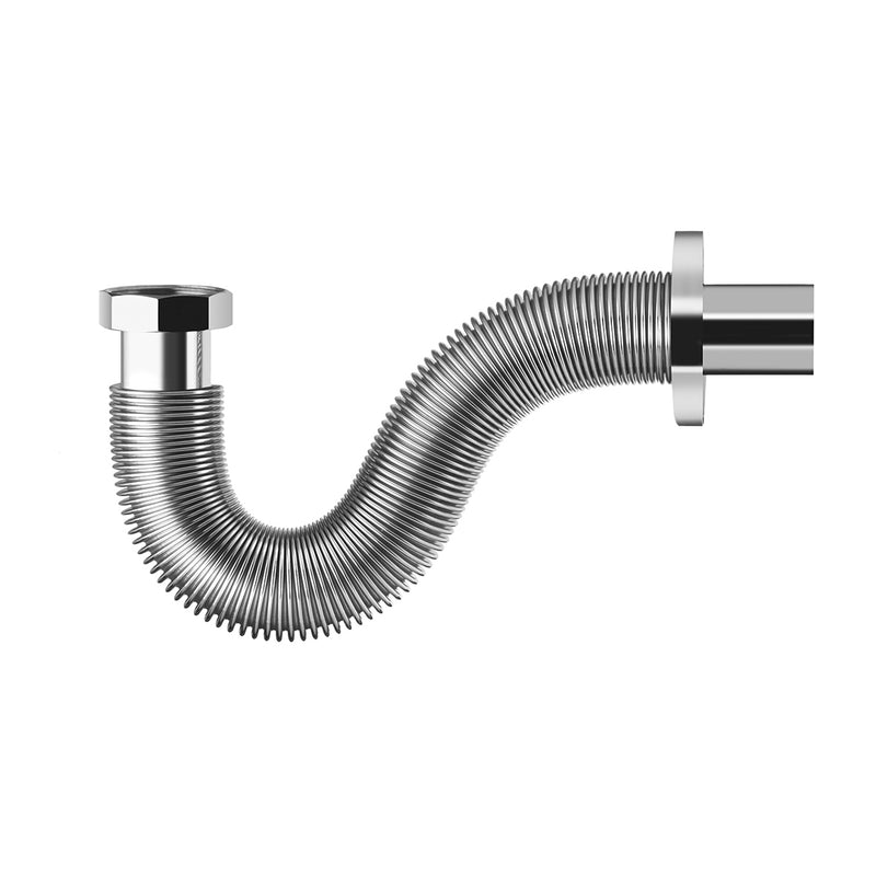 Tubo di Scarico Inox 1"1/4x32 Flessibile-Estensibile Dianflex