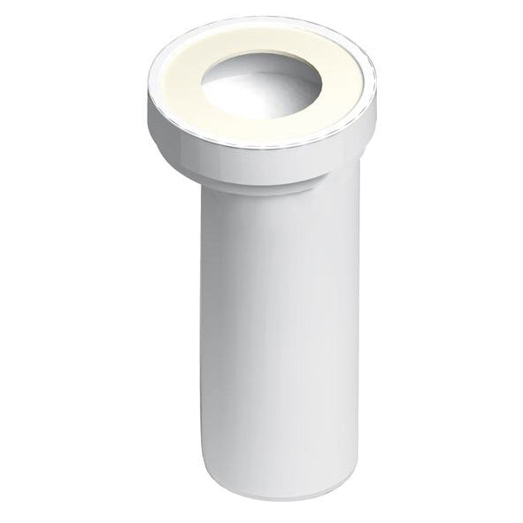 Manicotto WC D.90 mm Eccentrico C/Terminale Liscio Bonomini