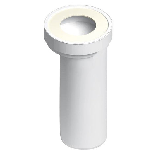 Manicotto WC D.90 mm Eccentrico C/Terminale Liscio Bonomini