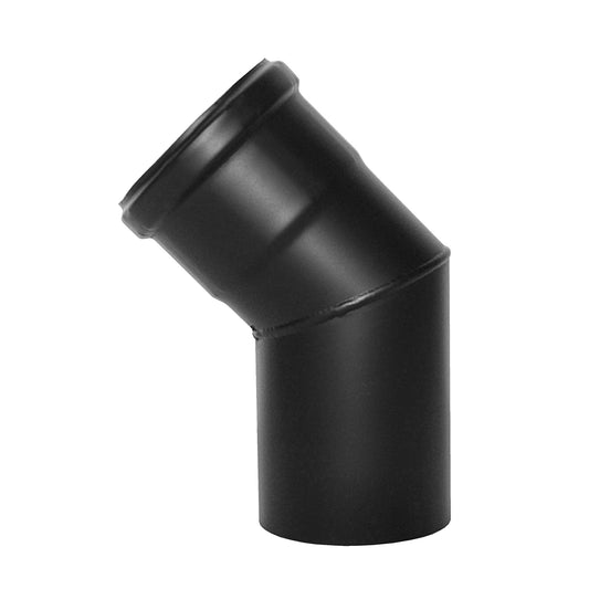 Curva Inox Nero Dm. 80 A 45°