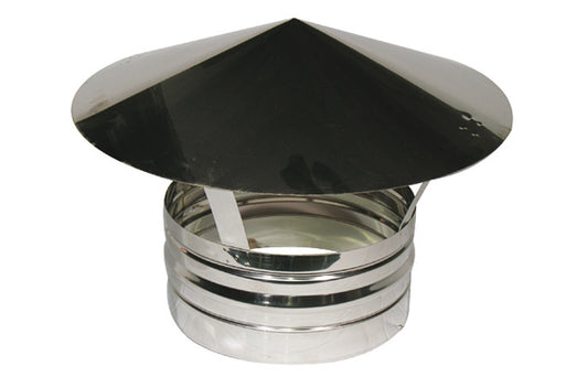 TERMINALE IN ACCIAIO PER CANNE FUMARIE DM 150