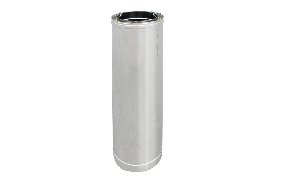 TUBO ACCIAIO INOX 316L DOPPIA PARETE MT 1 D.150X200